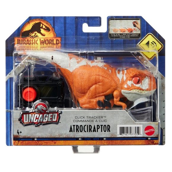 Jurassic World: Dominion Uncaged Click Tracker Atrociraptor Red Dinosaur Toy - Picture 1 of 3